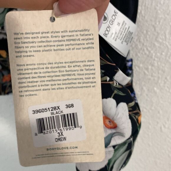 NWT- Body Glove- Two piece swimsuit-Drew top, Woodstock bottoms- Size 3X - Picture 9 of 16